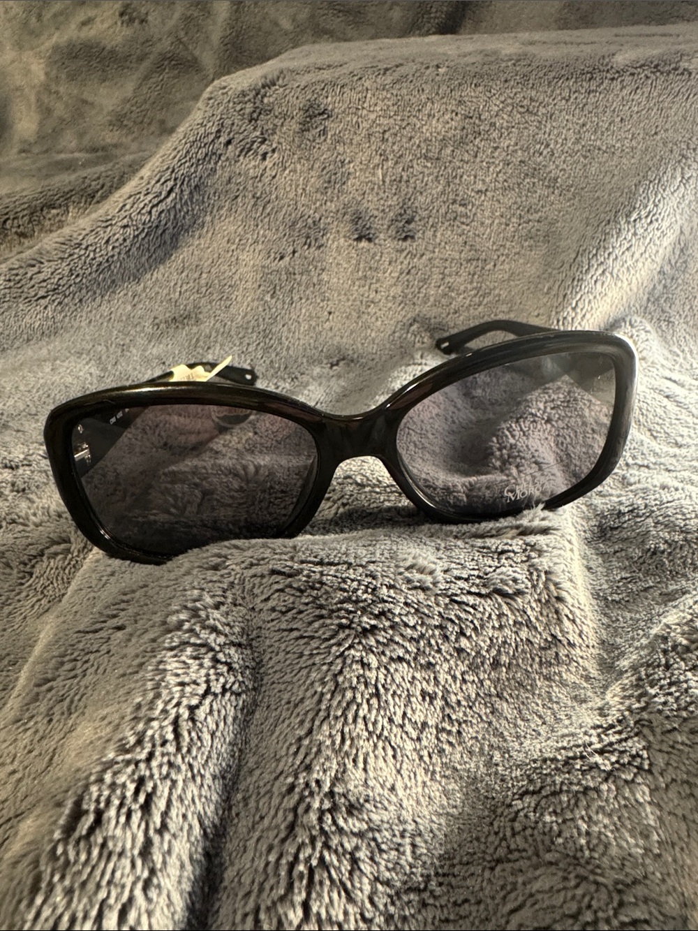 Chelsea Morgan Squared Black Sunglasses